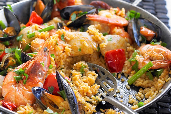 olive paella