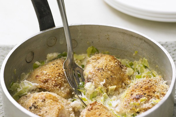 Chicken, Leek and Mustard Sauté Recipe