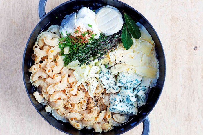 One-Pot Four Cheeses Pasta Recipe