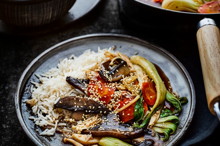 Vegan Mushroom Stir Fry Recipe