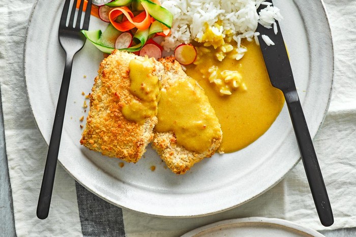 Tofu katsu curry