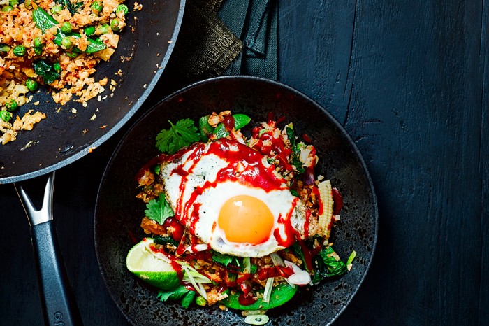 Korean Fried Cauliflower Rice Recipe